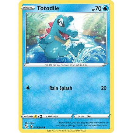 Totodile 55/264 - SWSH08 Fusion Strike