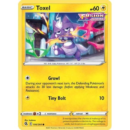 Toxel (106) 106/264 - SWSH08 Fusion Strike