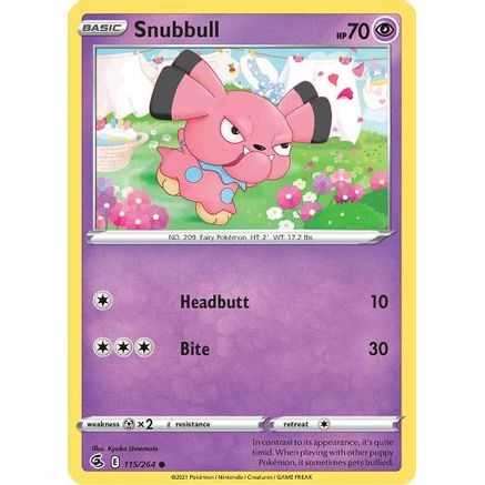 Snubbull 115/264 - SWSH08 Fusion Strike