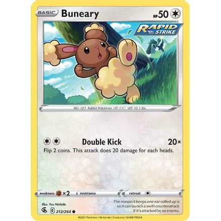 Buneary 212/264 - SWSH08 Fusion Strike
