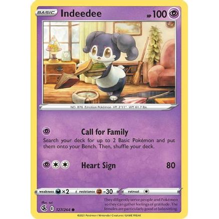 Indeedee 127/264 - SWSH08 Fusion Strike