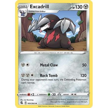 Excadrill 183/264 - SWSH08 Fusion Strike
