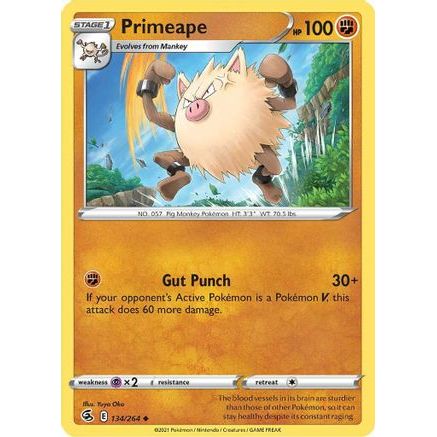 Primeape 134/264 - SWSH08 Fusion Strike