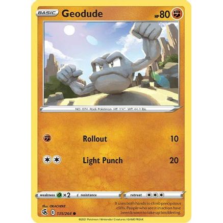 Geodude 135/264 - SWSH08 Fusion Strike