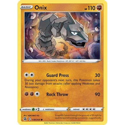 Onix 138/264 - SWSH08 Fusion Strike