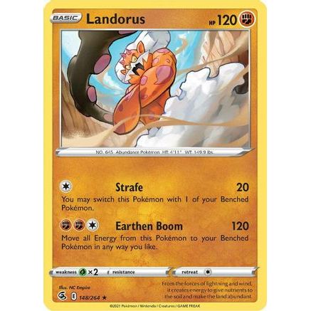 Landorus 148/264 - SWSH08 Fusion Strike Reverse Holofoil