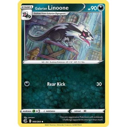 Galarian Linoone 160/264 - SWSH08 Fusion Strike