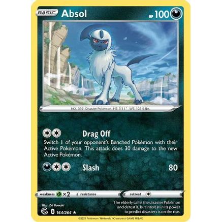 Absol 164/264 - SWSH08 Fusion Strike Reverse Holofoil