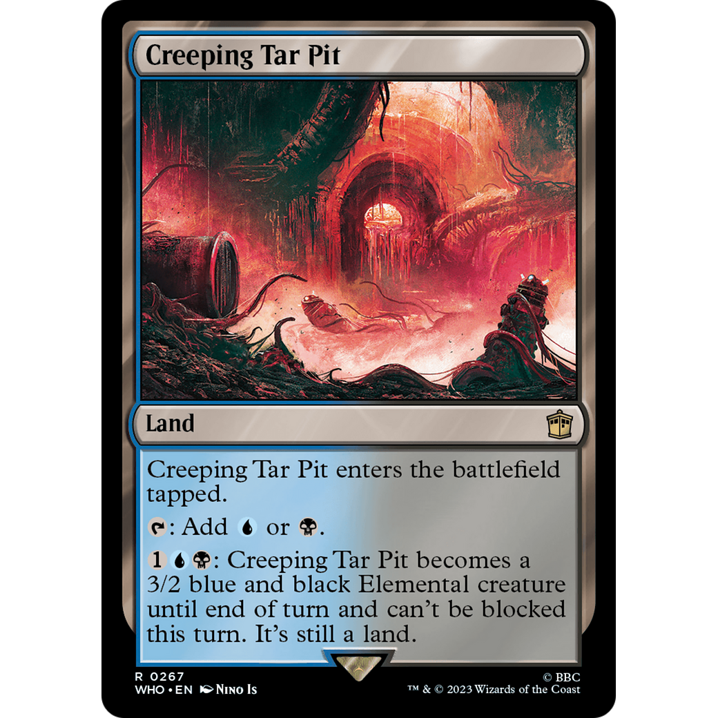 Creeping Tar Pit (WHO-267) - Doctor Who Foil