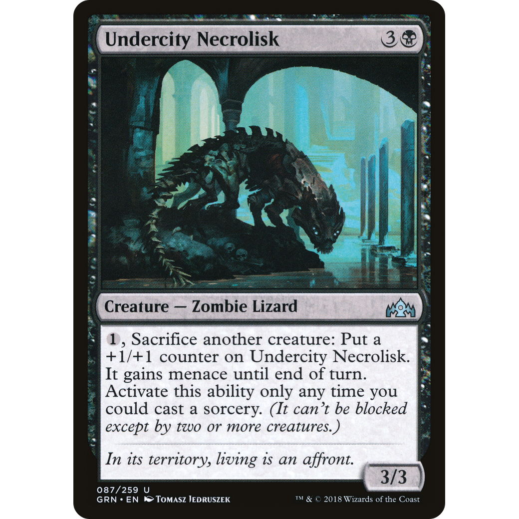 Undercity Necrolisk (GRN-087) - Guilds of Ravnica