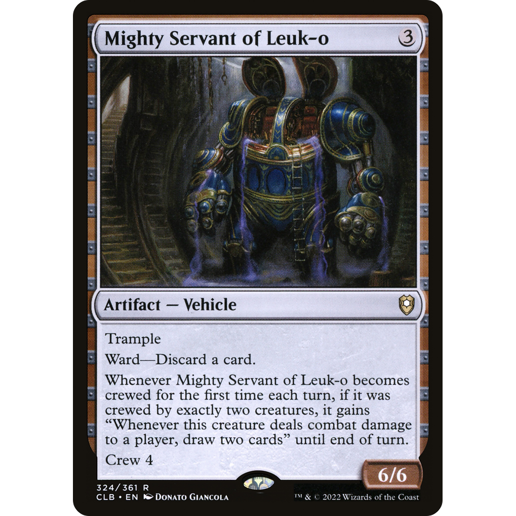 Mighty Servant of Leuk-o (CLB-324) - Commander Legends: Battle for Baldur's Gate Foil