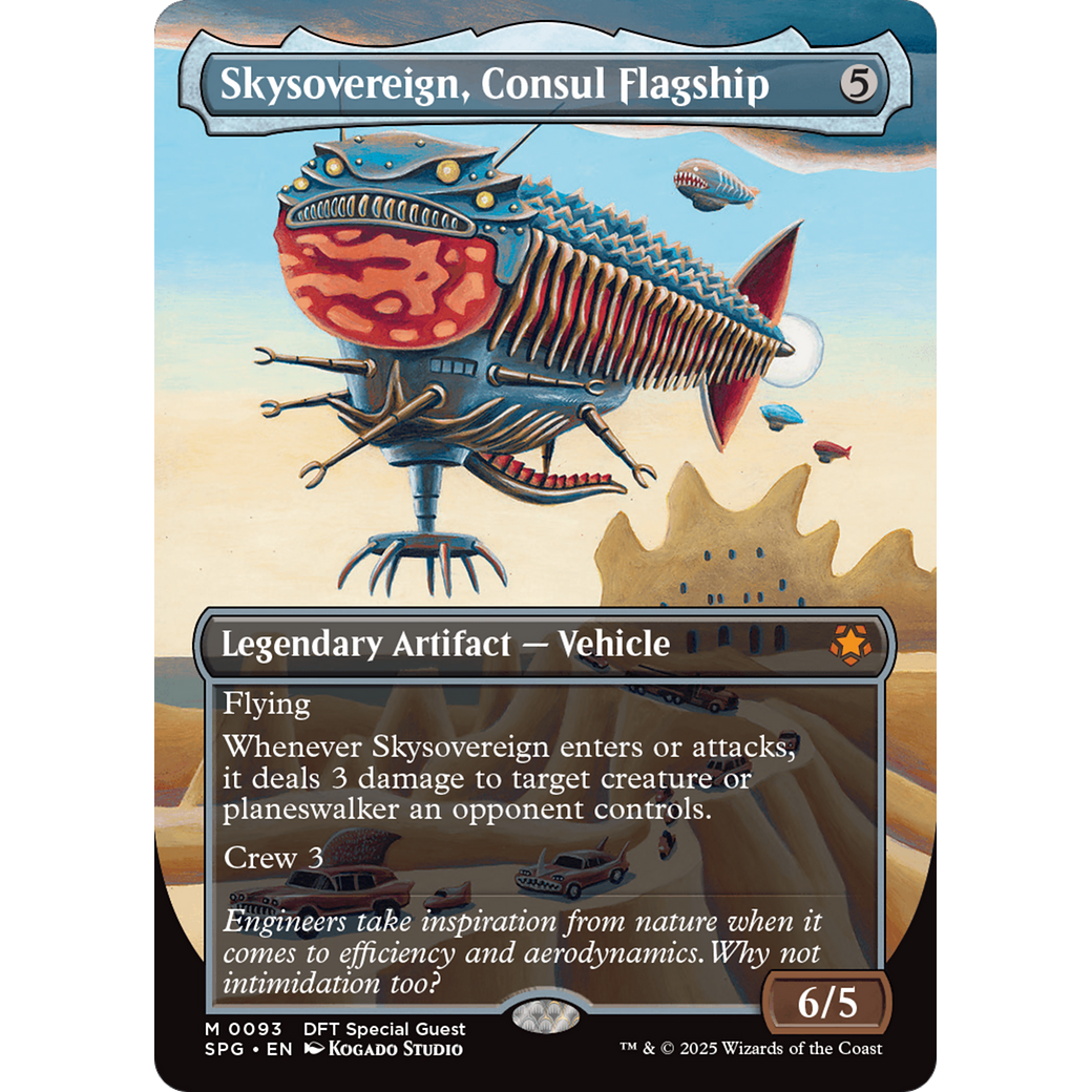 Skysovereign, Consul Flagship (Borderless) (SPG-093) - Special Guests (Borderless) Foil