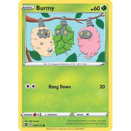 Burmy 9/172 - SWSH09 Brilliant Stars Reverse Holofoil