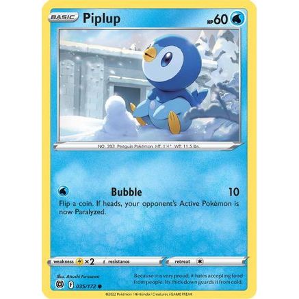 Piplup 35/172 - SWSH09 Brilliant Stars