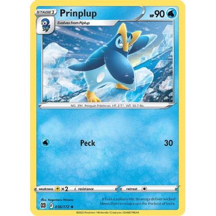 Prinplup 36/172 - SWSH09 Brilliant Stars