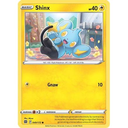 Shinx 49/172 - SWSH09 Brilliant Stars Reverse Holofoil