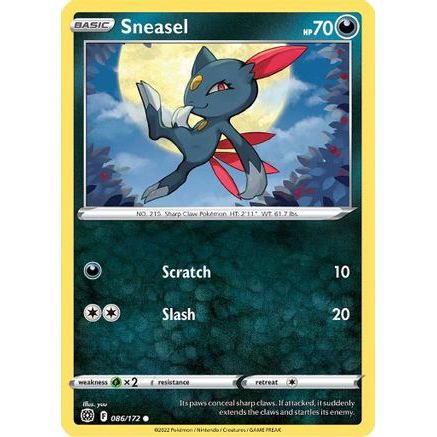 Sneasel 86/172 - SWSH09 Brilliant Stars