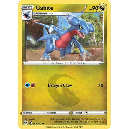 Gabite 108/172 - SWSH09 Brilliant Stars