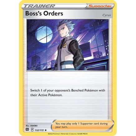 Boss's Orders 132/172 - SWSH09 Brilliant Stars Reverse Holofoil