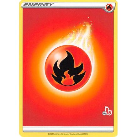 Fire Energy (#16 Cinderace Stamped) - Battle Academy 2022