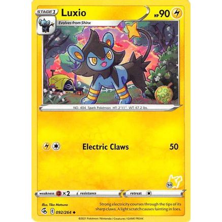 Luxio - 092/264 (#53 Pikachu Stamped) - Battle Academy 2022