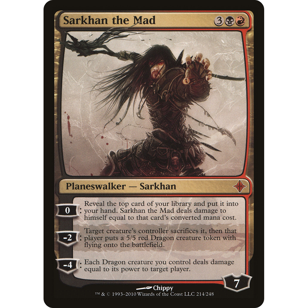 Sarkhan the Mad (ROE-214) - Rise of the Eldrazi Foil