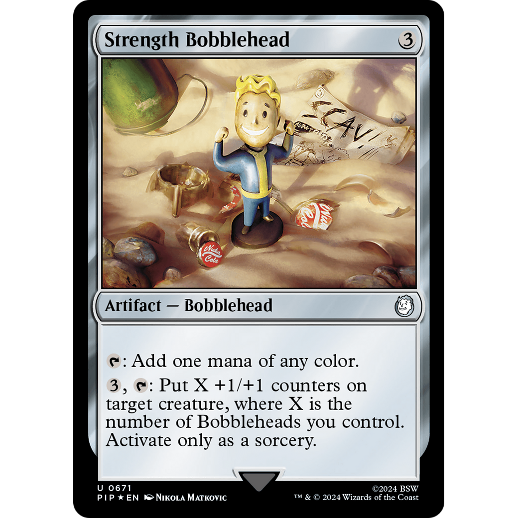 Strength Bobblehead (PIP-671) - Fallout Foil