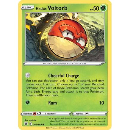 Hisuian Voltorb 2/189 - SWSH10 Astral Radiance