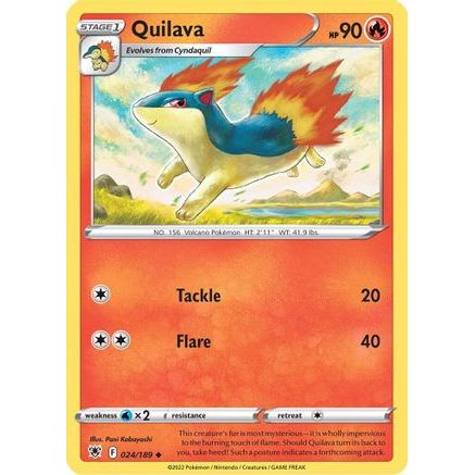 Quilava 24/189 - SWSH10 Astral Radiance