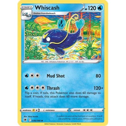 Whiscash 36/189 - SWSH10 Astral Radiance