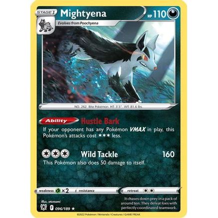 Mightyena 96/189 - SWSH10 Astral Radiance Reverse Holofoil