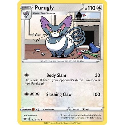 Purugly 128/189 - SWSH10 Astral Radiance