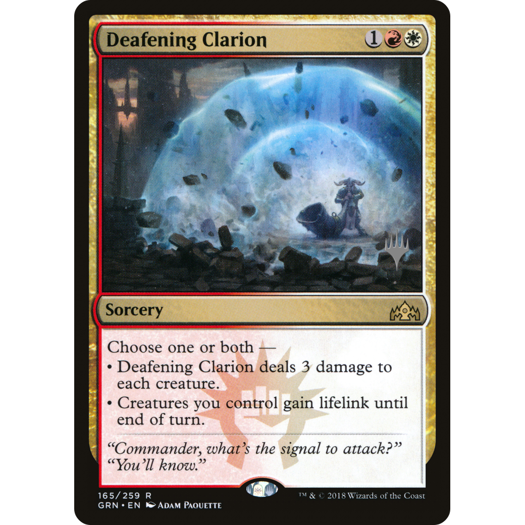 Deafening Clarion (PPTHB-165) - Guilds of Ravnica Promos