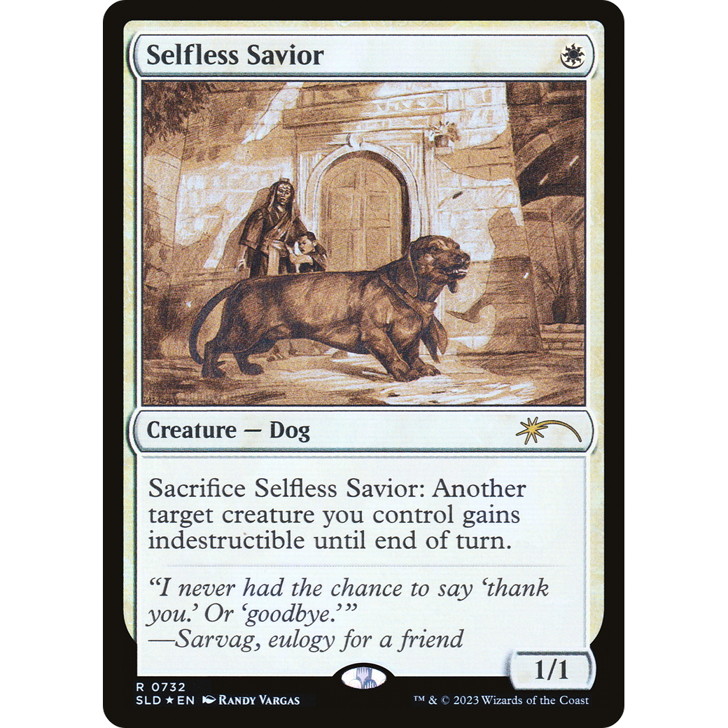 Selfless Savior (Sketch Showcase) (SLD-732) - Secret Lair Drop