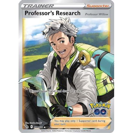 Professor's Research (Full Art) 78/78 - Pokemon GO Holofoil