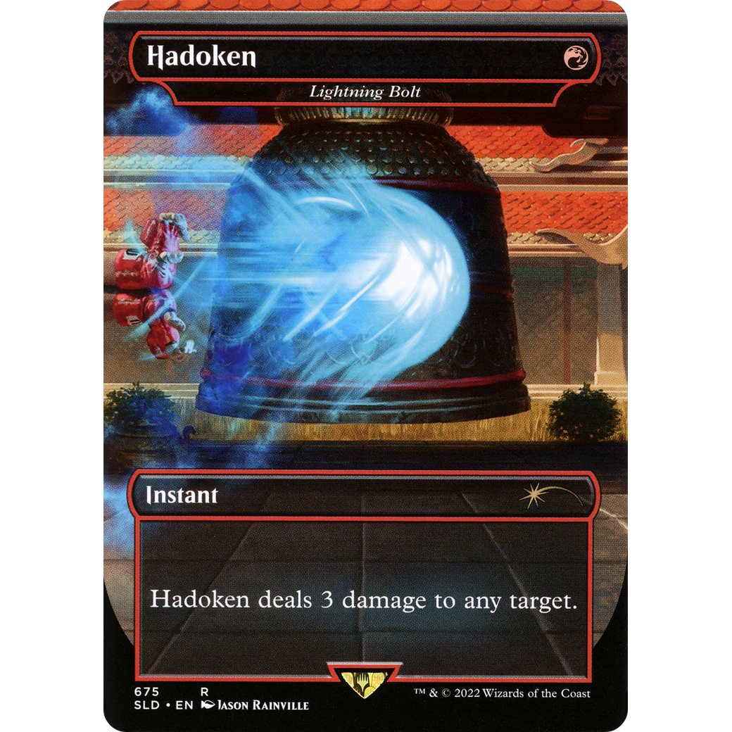 Hadoken - Lightning Bolt (SLD-675) - Secret Lair Drop / Hadoken (Borderless)
