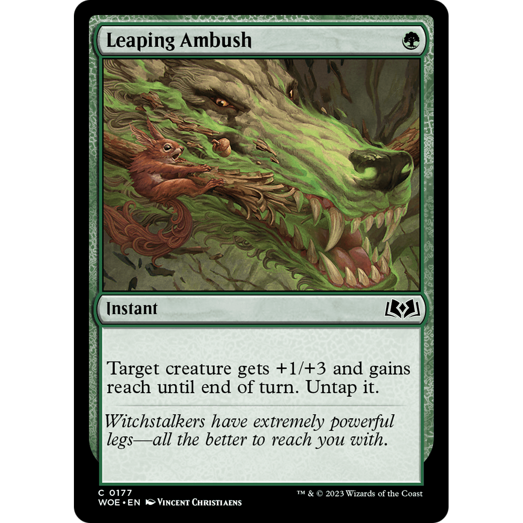 Leaping Ambush (WOE-177) - Wilds of Eldraine