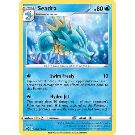 Seadra 36/196 - SWSH11 Lost Origin Reverse Holofoil