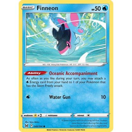 Finneon 40/196 - SWSH11 Lost Origin