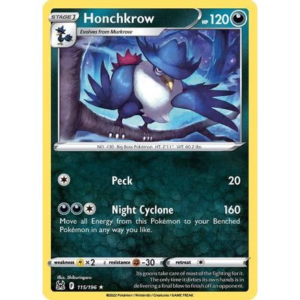 Honchkrow 115/196 - SWSH11 Lost Origin