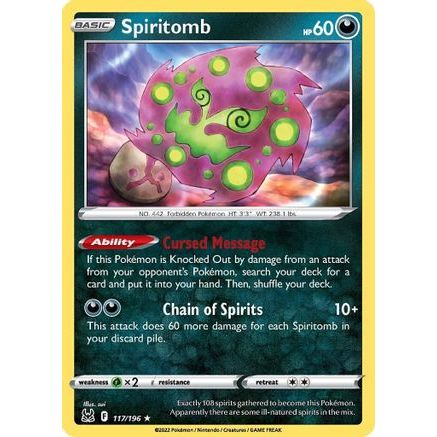 Spiritomb 117/196 - SWSH11 Lost Origin