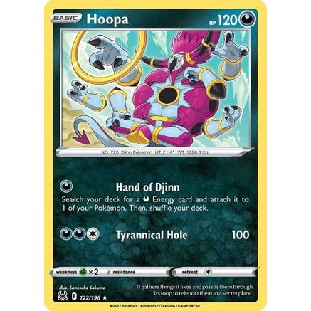Hoopa 122/196 - SWSH11 Lost Origin Reverse Holofoil