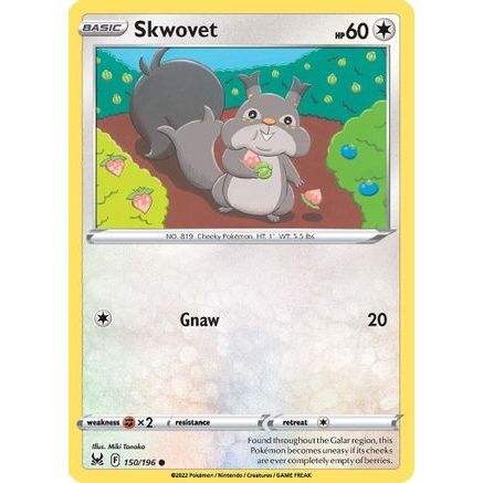 Skwovet 150/196 - SWSH11 Lost Origin