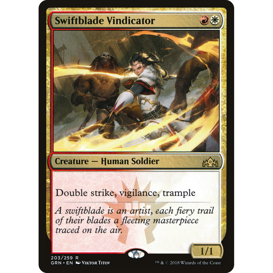 Swiftblade Vindicator (GRN-203) - Guilds of Ravnica
