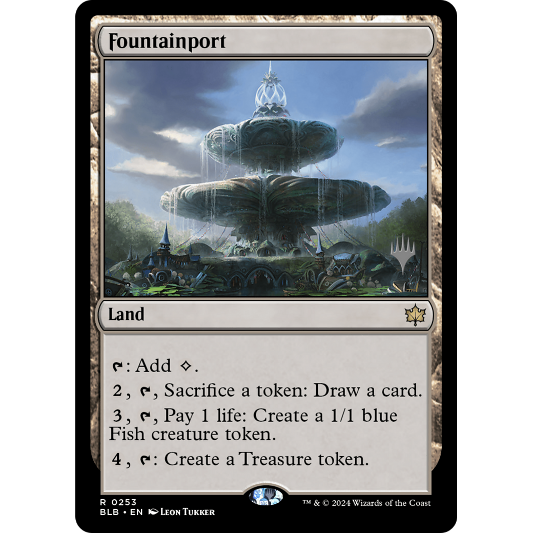 Fountainport (PPBLB-253P) - Bloomburrow Promos