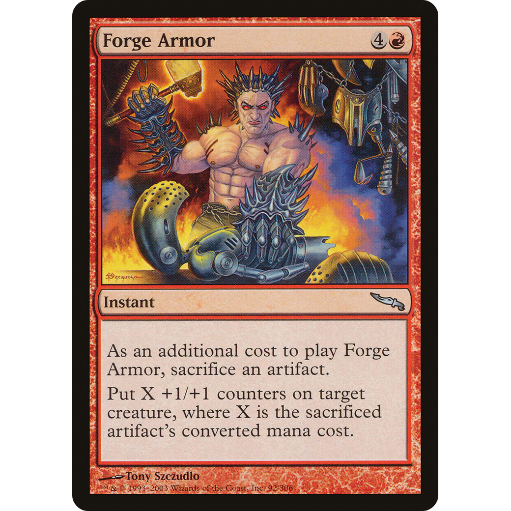 Forge Armor (MRD-092) - Mirrodin Foil