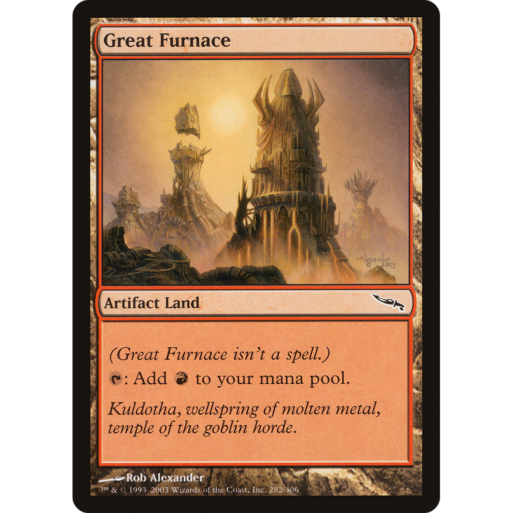 Great Furnace (MRD-282) - Mirrodin Foil