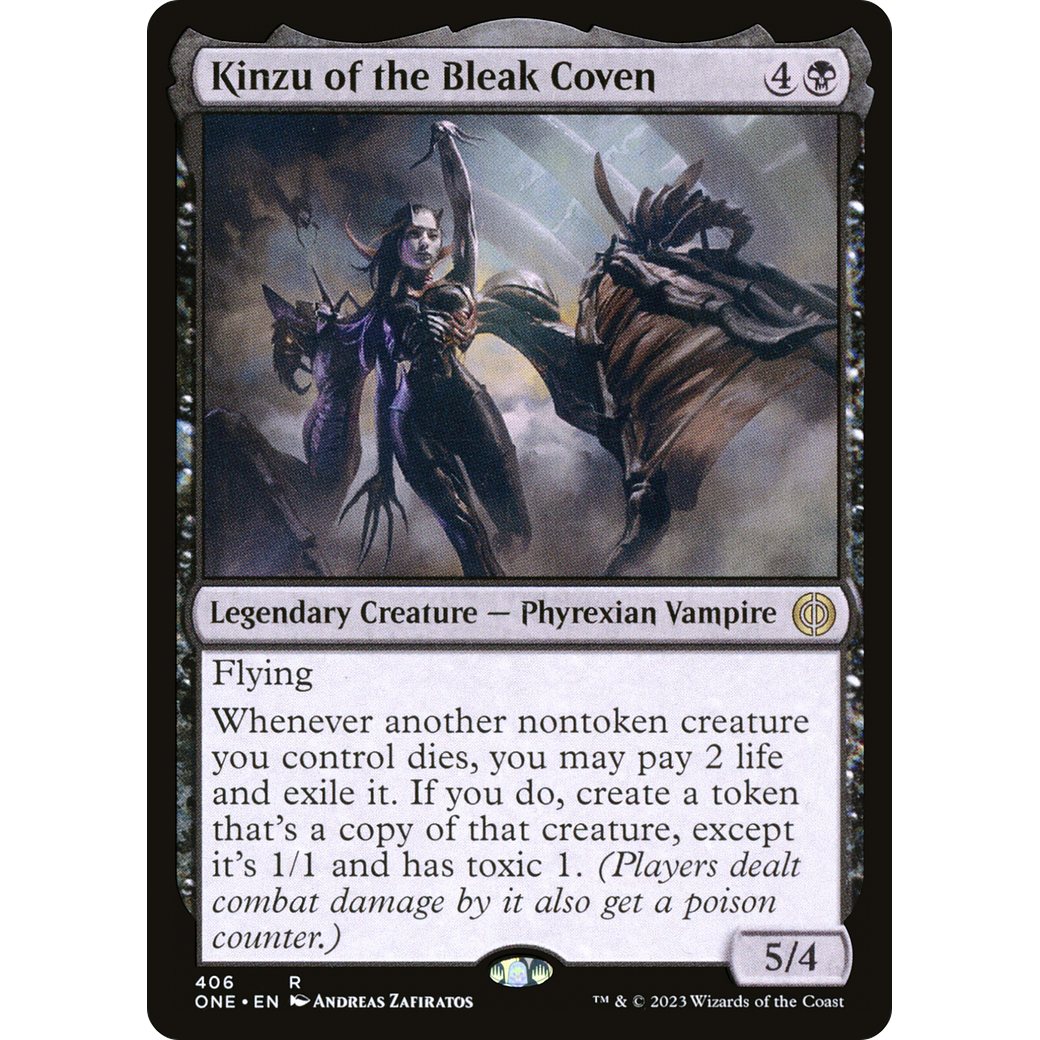 Kinzu of the Bleak Coven (ONE-406) - Phyrexia: All Will Be One Foil