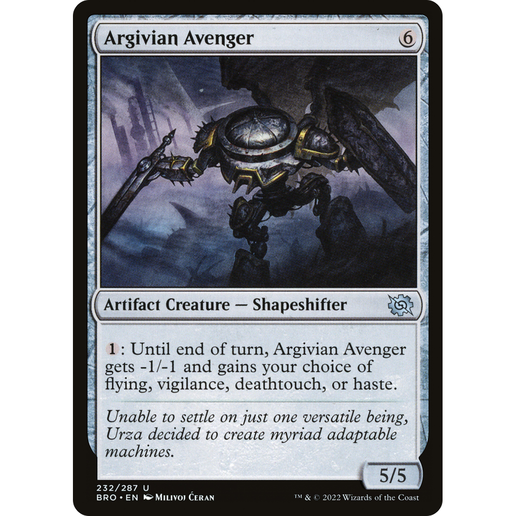 Argivian Avenger (BRO-232) - The Brothers' War Foil