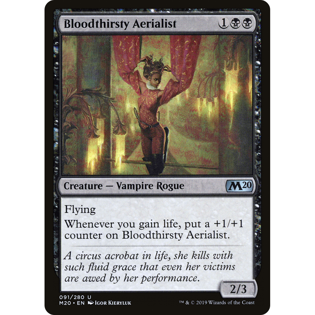 Bloodthirsty Aerialist (M20-091) - Core Set 2020 Foil